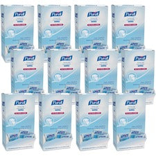 PURELL&reg; Cottony Soft Hand Sanitizing Wipes - 5" x 7" - White - Soft, Moist, Textured, Individually Wrapped - For Hand - 120 / Box