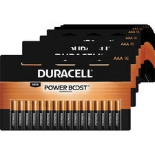 Duracell Coppertop Alkaline AAA Batteries - For Multipurpose - AAA - 1.5 V DC - 16 / Pack