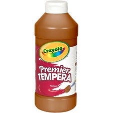 Premier Tempera Paint, Brown, 16 Oz Bottle