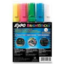 Bright Sticks, Medium Bullet Tip, Assorted Colors, 5/set