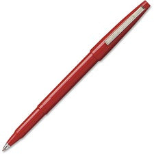 Rolling Writer Roller Ball Pen, Stick, Medium 0.8 Mm, Red Ink, Red Barrel, Dozen