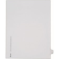 Preprinted Legal Exhibit Side Tab Index Dividers, Allstate Style, 10-tab, 3, 11 X 8.5, White, 25/pack
