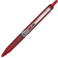 Precise V5rt Roller Ball Pen, Retractable, Extra-fine 0.5 Mm, Red Ink, Red Barrel