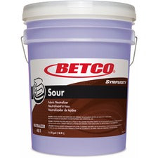 Betco Symplicity Sour Fabric Neutralizer - Concentrate Liquid - 640 fl oz (20 quart) - Mild Scent - 1 Each - Yellow