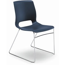 HON Motivate Chair - Plastic Seat - Plastic Back - Chrome Steel, Reinforced Resin Frame - Plastic