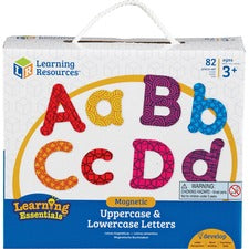 Learning Resources Upper/Lower Case Magnetic Letters - Learning Theme/Subject - Lowercase Letters, Uppercase Letters Shape - Magnetic - Wear Resistant, Tear Resistant - 82 / Set