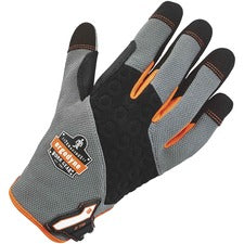 Ergodyne Proflex 710 Heavy-duty Mechanics Gloves Gray Small Pair