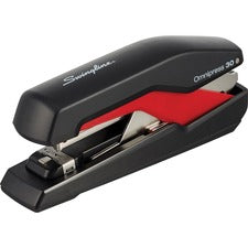 Swingline Omnipress 30 Stapler - 30 Sheets Capacity - 210 Staple Capacity - Full Strip - 1/4" Staple Size - Black, Red