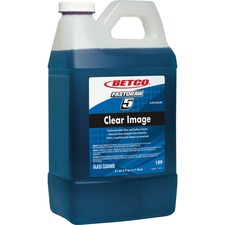 Betco Clear Image Concentrated Glass Cleaner - Concentrate Liquid - 67.6 fl oz (2.1 quart) - Grape, Rain Fresh Scent - 1 Each - Blue