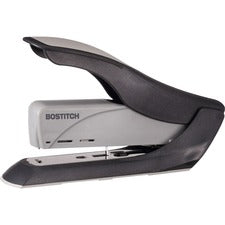 Bostitch Spring-Powered Antimicrobial Heavy Duty Stapler - 60 Sheets Capacity - 5/16" , 3/8" Staple Size - Black, Gray