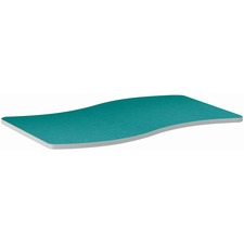 HON Build Series Ribbon Shape Tabletop - Ribbon Top - 6 Seating Capacity x 54" Width x 30" Depth - Moroccan