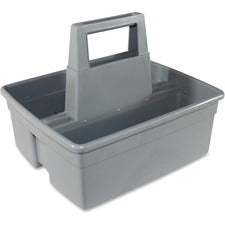 Impact Products Maids' Basket - 2 Compartment(s) - 10.1" Height x 11.1" Width12.9" Length - Handle, Heavy Duty - Gray - Plastic - 1 Each
