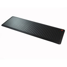 AFS-TEX 6000X Extra-Long Active Anti-Fatigue Mat - Counter, Stand-up Desk, Workstation, Reception - 23" Length x 67" Width x 0.90" Thickness - Rectangle - Polyurethane - Black