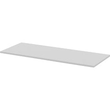 Lorell Width-Adjustable Training Table Top - Gray Rectangle Top - 60" Table Top Length x 24" Table Top Width x 1" Table Top Thickness - Assembly Required