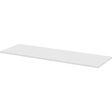 Lorell Width-Adjustable Training Table Top - White Rectangle Top - 72" Table Top Length x 24" Table Top Width x 1" Table Top Thickness - Assembly Required