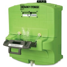 Sperian Fendall Pure Flow Eyewash Station - 0.25 Hour - 30" x 23" x 30" - Green