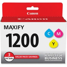 Canon PGI-1200 CMY Original Ink Cartridge - Inkjet - 700 Pages (Per Cartridge) - Cyan, Magenta, Yellow - 3 / Pack