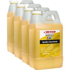 Betco Speedex Concentrate Heavy Duty Degreaser - Concentrate Liquid - 67.6 fl oz (2.1 quart) - Lemon Scent - 4 / Carton - Light Amber