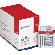 First Aid Only Burn Cream Packets - For Burn, Cut, Scrape - 60 / Box