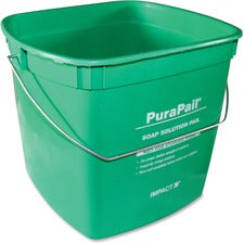 PuraPail Utility Cleaning Bucket - 6 quart - 7.7" x 8.1" - Green - 1 Each