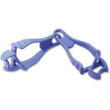 Ergodyne Squids Grabber Clip - for Cloth, Carpentry, Mining, Gloves, Multipurpose, Roofing, Construction - Detachable, Durable, Lightweight, Non-conductive - 1Each - Blue - Copolymer
