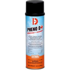 Big D Pheno D+ Disinfectant & Deodorizer - Ready-To-Use Aerosol - 6 fl oz (0.2 quart) - Citrus Scent - 1 Each