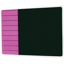 Floortex Viztex Dry-erase Magnetic Glass Whiteboard - Soft Violet - 17" (1.4 ft) Width x 23" (1.9 ft) Height - Soft Violet Glass Surface - 1 Each