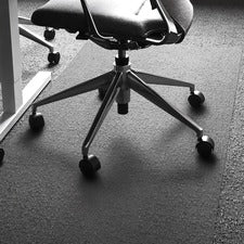 Cleartex Ultimat XXL Rectangular Chairmat - All Carpet Piles - Carpet, Home, Office - 118" Length x 60" Width - Rectangle - Polycarbonate, Polyvinyl Chloride (PVC) - Clear