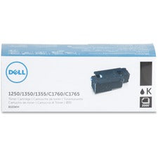 Dell Original Laser Toner Cartridge - Black - 1 Each - 2000 Pages