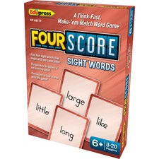 Teacher Created Resources Four Score Sight Words Game - Matching - 3 to 20 Players - 1 Each