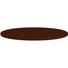 HON Mod HLPLTBL42RND Conference Table Top - 42" - Finish: Traditional Mahogany
