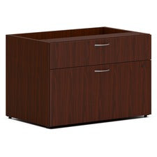 HON Mod Low Personal Credenza | 2 Drawers | 30"W | Traditional Mahogany Finish - 30" x 20" x 21" - 2 x Storage, File Drawer(s) - Finish: Traditional Mahogany