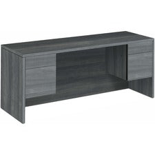 HON 10500 H10543 Credenza - 72" x 24" x 29.5" - 4 x Box, File Drawer(s) - Finish: Sterling Ash