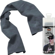 Chill-Its Evaporative Cooling Towel - 1 Each - Gray