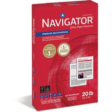 Navigator Premium Multipurpose Trusted Performance Paper - Extra Opacity - 97 Brightness11" x 17" - 20 lb Basis Weight - Smooth - 5 / Carton - Jam-free