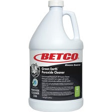 Green Earth Peroxide Cleaner - Concentrate Liquid - 128 fl oz (4 quart) - Citrus, Fresh Mint Scent - 1 Each - Clear