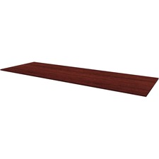 HON Preside Conference Table Tabletop - 12 ft x 48" x 1" - Material: Particleboard - Finish: Mahogany