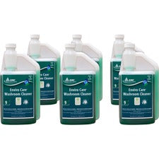 RMC Enviro Care Washroom Cleaner - Concentrate Liquid - 32 fl oz (1 quart) - 6 / Carton - Blue, Green