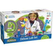 Learning Resources Age3+ Primary Science Deluxe Lab Set - Theme/Subject: Learning - Skill Learning: Science Experiment, Problem Solving, Visual, Fine Motor, Direction, Sequential Thinking, Prediction - 45 Pieces - 3+ - 1 / Set