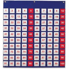 Learning Resources Hundred Pocket Chart - Theme/Subject: Learning - Skill Learning: Counting, Odd Number, Even Number, Number, Multiplication - 5+ - 1 Each