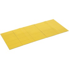 MasterVision 2" Magnetic Dry Erase Strips - 2" Length x 0.88" Width - 25 / Bag - Yellow