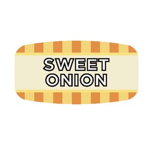 Label - Sweet Onion 4 Color Process/UV 0.625x1.25 In. Rectangular 1000/Roll