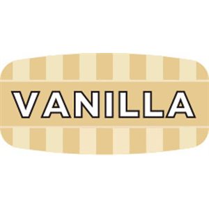 Label - Vanilla 4 Color Process/UV 0.625x1.25 In. Rectangular 1000/Roll