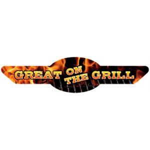 Label - Great On The Grill 4 Color Process 0.875x4.0 In. Ribbon 500/Roll