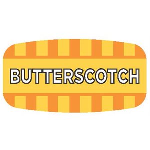 Label - Butterscotch 4 Color Process/UV 0.625x1.25 In. Rectangular 1000/Roll