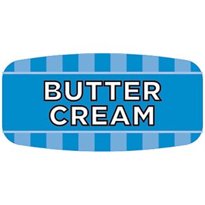 Label - Butter Cream 4 Color Process/UV 0.625x1.25 In. Rectangular 1000/Roll