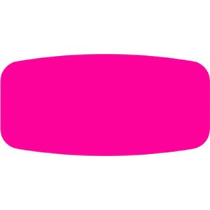 Label - Blank No Print Pink Short Oval 1000/Roll