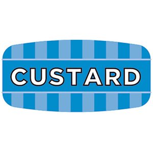 Label - Custard 4 Color Process/UV 0.625x1.25 In. Rectangular 1000/Roll