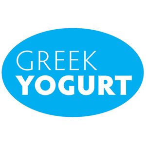 Label - Greek Yogurt 4 Color Process 1.25x2 In. Oval 500/rl