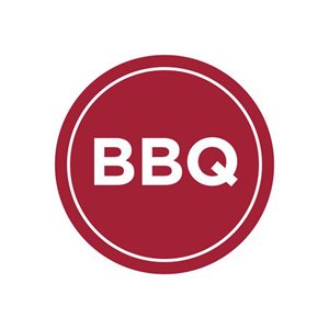 Label - BBQ Red/UV 1 In. Circle 1M/Roll